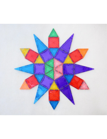 MBL-101,Set magnetic Magblox - 101 piese magnetice de constructie transparente