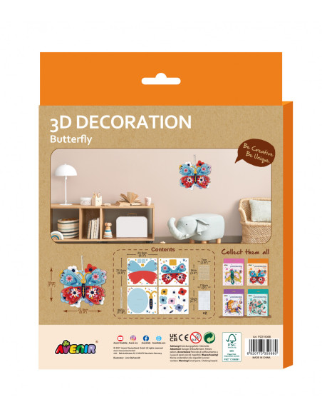 PZ215068,Decoratiune 3D-Fluture PZ215068,Decoratiune 3D-Fluture