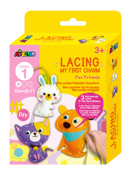 CH211797,Set creativ de cusut cu tehnica siretului - Primul meu Pandantiv Animale de companie, nivel 1 CH211797,Set creativ de cusut cu tehnica siretului - Primul meu Pandantiv Animale de companie, nivel 1