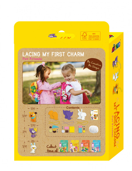 CH211797,Set creativ de cusut cu tehnica siretului - Primul meu Pandantiv Animale de companie, nivel 1 CH211797,Set creativ de cusut cu tehnica siretului - Primul meu Pandantiv Animale de companie, nivel 1