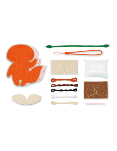 CH211636,Set de cusut Primul meu Breloc - Vulpe