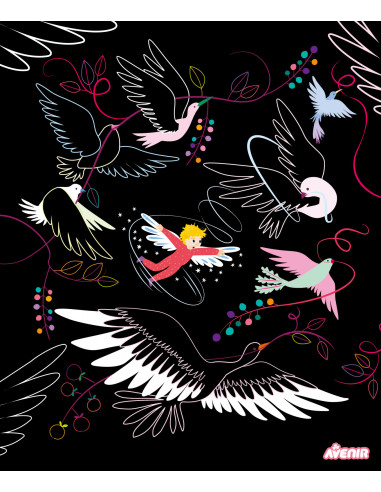 CH221808,Kit DIY de razuit - Lumina de Veghe pentru camera - Calatorie Magica