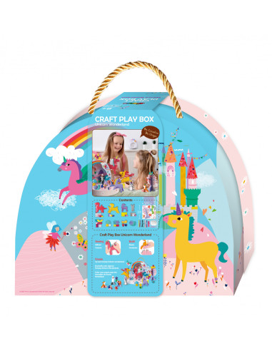 CH221893,Set creativ DIY portabil - Lumea Fantastica a Unicornilor cu activitati de cusut, construit si joc de rol CH221893,Set creativ DIY portabil - Lumea Fantastica a Unicornilor cu activitati de cusut, construit si joc de rol