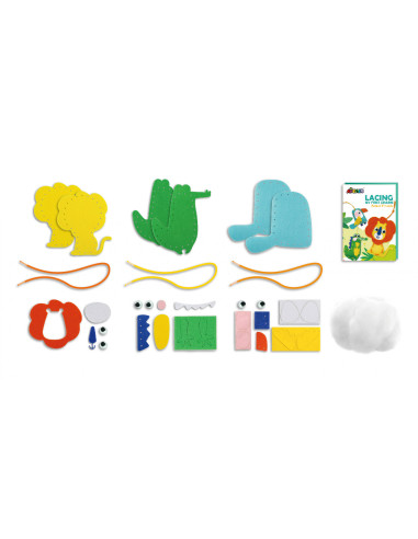 CH211796,Set creativ de cusut cu tehnica siretului - Primul meu Pandantiv Animale, nivel 1 CH211796,Set creativ de cusut cu tehnica siretului - Primul meu Pandantiv Animale, nivel 1