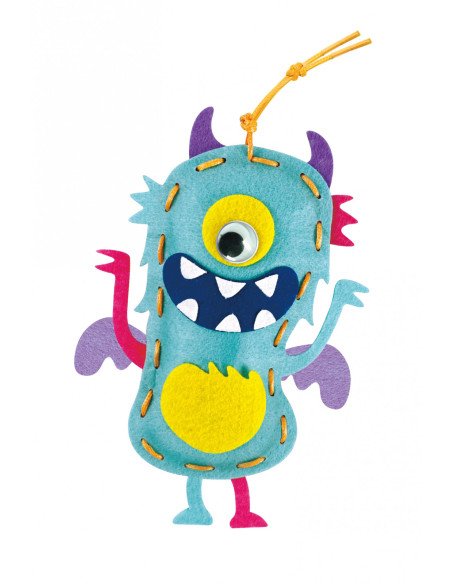 CH221802,Set creativ de cusut cu tehnica siretului - Primul meu Pandantiv Monstruleti, nivel 2 CH221802,Set creativ de cusut cu tehnica siretului - Primul meu Pandantiv Monstruleti, nivel 2