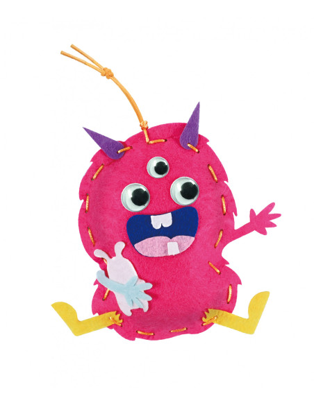 CH221802,Set creativ de cusut cu tehnica siretului - Primul meu Pandantiv Monstruleti, nivel 2 CH221802,Set creativ de cusut cu tehnica siretului - Primul meu Pandantiv Monstruleti, nivel 2