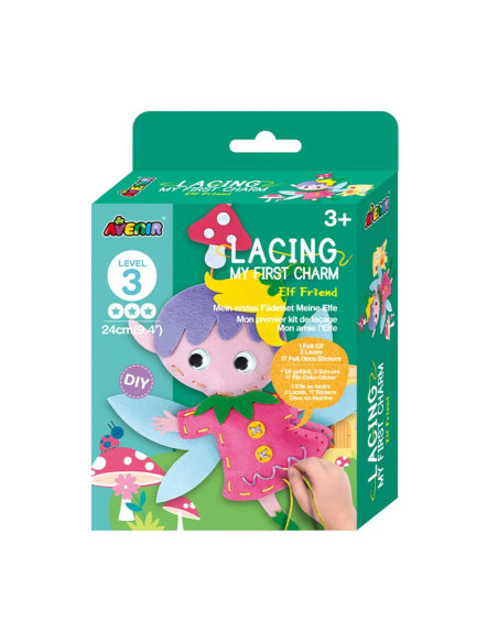 CH221807,Set creativ de cusut cu tehnica siretului - Primul meu Pandantiv Elf, nivel 3 CH221807,Set creativ de cusut cu tehnica siretului - Primul meu Pandantiv Elf, nivel 3