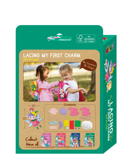 CH221807,Set creativ de cusut cu tehnica siretului - Primul meu Pandantiv Elf, nivel 3 CH221807,Set creativ de cusut cu tehnica siretului - Primul meu Pandantiv Elf, nivel 3