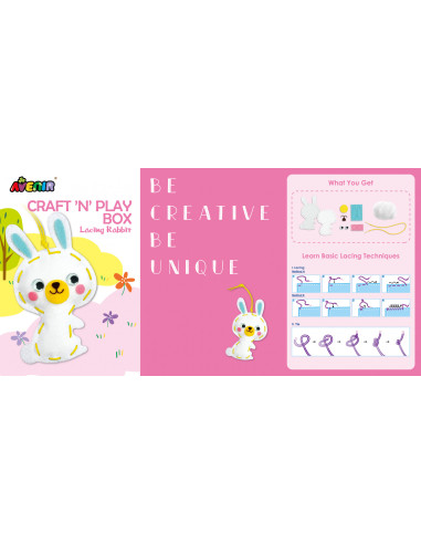 CH221448,Set creativ XXL de cusut cu tehnica siretului - Craft N Play Box CH221448,Set creativ XXL de cusut cu tehnica siretului - Craft N Play Box
