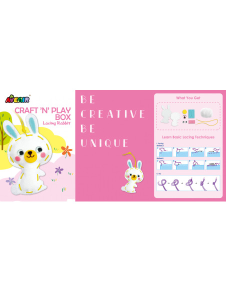 CH221448,Set creativ XXL de cusut cu tehnica siretului - Craft N Play Box CH221448,Set creativ XXL de cusut cu tehnica siretului - Craft N Play Box