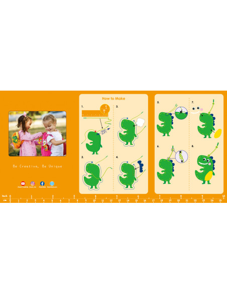 CH221448,Set creativ XXL de cusut cu tehnica siretului - Craft N Play Box CH221448,Set creativ XXL de cusut cu tehnica siretului - Craft N Play Box