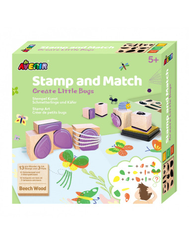 CH201764,Set creativ cu stampile - Insecte