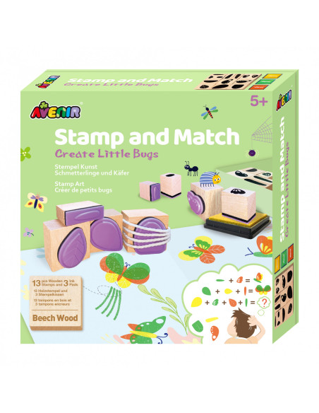 CH201764,Set creativ cu stampile - Insecte CH201764,Set creativ cu stampile - Insecte