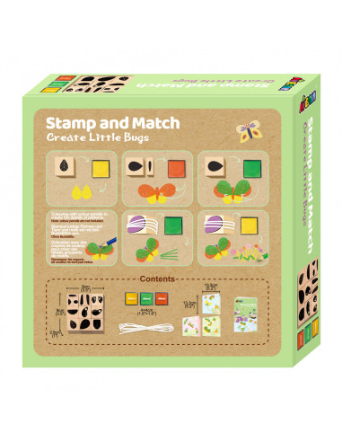CH201764,Set creativ cu stampile - Insecte CH201764,Set creativ cu stampile - Insecte