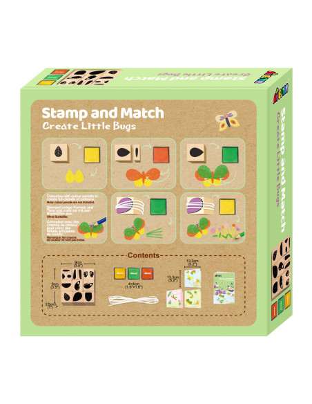 CH201764,Set creativ cu stampile - Insecte CH201764,Set creativ cu stampile - Insecte