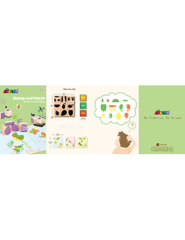 CH201764,Set creativ cu stampile - Insecte CH201764,Set creativ cu stampile - Insecte