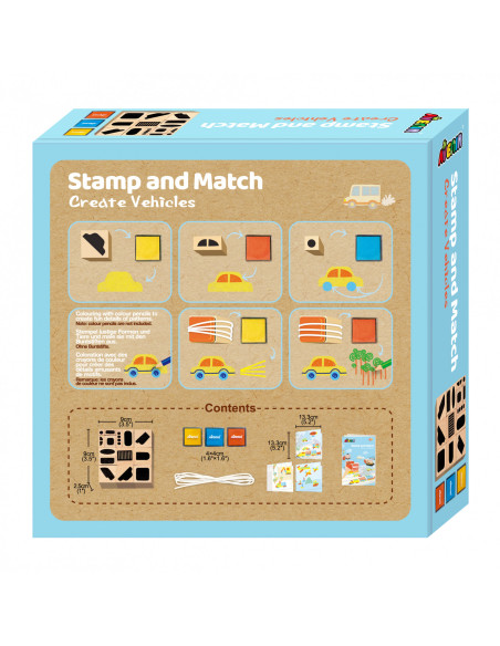 CH201765,Set creativ cu stampile - Vehicule CH201765,Set creativ cu stampile - Vehicule