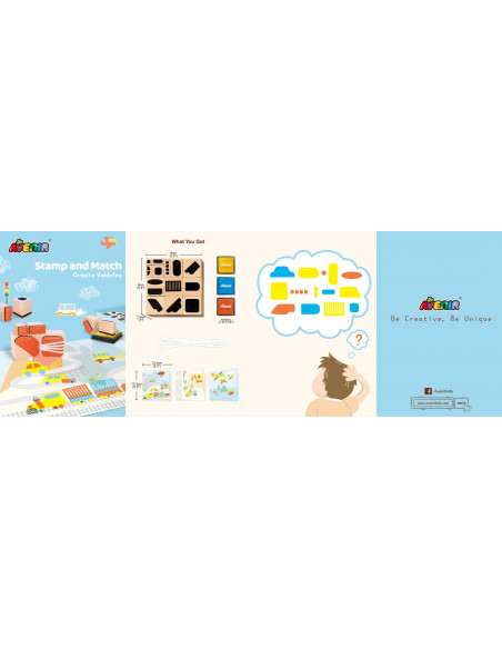 CH201765,Set creativ cu stampile - Vehicule CH201765,Set creativ cu stampile - Vehicule