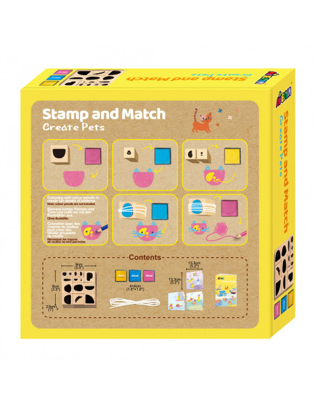 CH201766,Set creativ cu stampile - Animale CH201766,Set creativ cu stampile - Animale