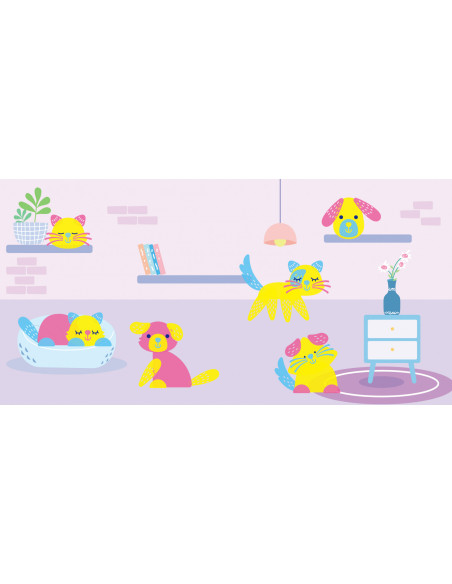 CH201766,Set creativ cu stampile - Animale CH201766,Set creativ cu stampile - Animale