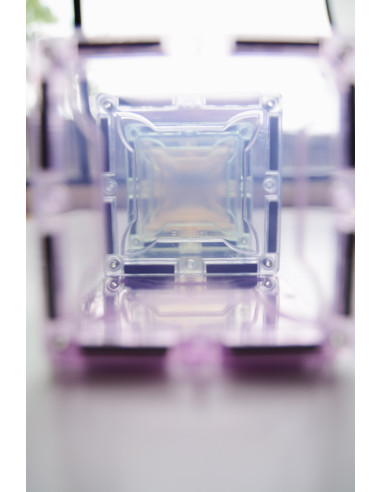 MBL-109,Set magnetic Magblox - 102 piese magnetice de constructie PASTEL transparente