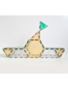 MBL-111,Set magnetic Magblox - 6 piese magnetice hexagon PASTEL pentru constructie