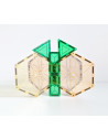 MBL-111,Set magnetic Magblox - 6 piese magnetice hexagon PASTEL pentru constructie