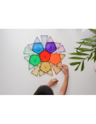 MBL-112,Set magnetic Magblox - 6 piese magnetice pentagon pentru constructie