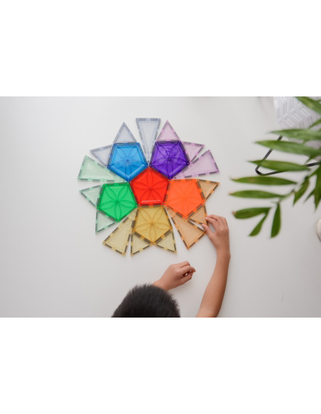 MBL-112,Set magnetic Magblox - 6 piese magnetice pentagon pentru constructie