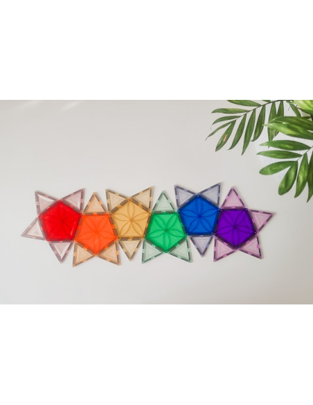 MBL-112,Set magnetic Magblox - 6 piese magnetice pentagon pentru constructie