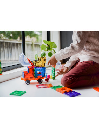 MBL-113,Set magnetic Magblox - 36 piese magnetice accesorii pentru constructie