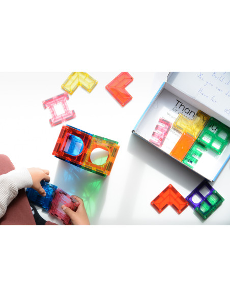 MBL-113,Set magnetic Magblox - 36 piese magnetice accesorii pentru constructie