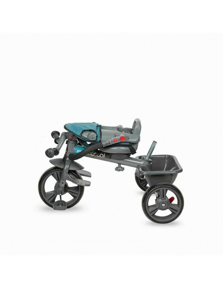 321013331,Tricicleta multifunctionala Coccolle Primo Turquoise tide