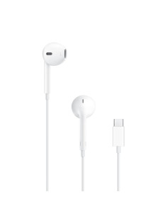 mtjy3zm/a,CASTI Apple EarPods, pt. smartphone, cu fir, intraauriculare - butoni, microfon pe fir, conectare prin USB Type-C, alb