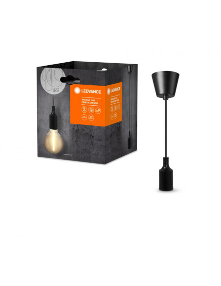 000004099854092664,CORPURI de ILUMINAT Osram 1906 PENDULUM BELL E27 BK LEDV "000004099854092664" (timbru verde 0.8 lei)
