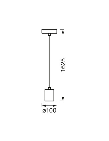 000004099854092541,CORPURI de ILUMINAT Osram 1906 PENDULUM BOBBIN E27 BK LEDV "000004099854092541" (timbru verde 0.8 lei)