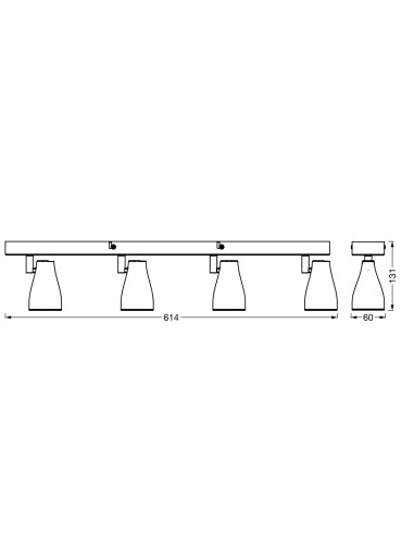 000004058075826472,CORPURI de ILUMINAT Osram LED SPOT PEAR 600MM4X4.3W827 GU10WTLEDV "000004058075826472" (timbru verde 0.8 lei)