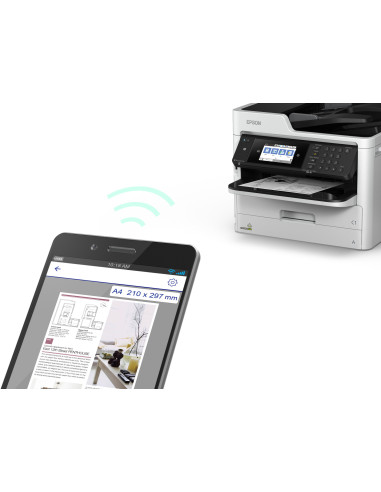C11CG04401,Multifunctionala Inkjet CISS Mono EPSON WF-M5799DWF A4 Impr|Scan|Cop|Fax Viteza de Printare Monocrom: 34ppm Viteza de