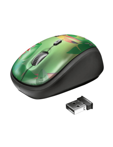 23389,Mouse Trust YVI WIRELESS MOUSE - TOUCAN "23389"