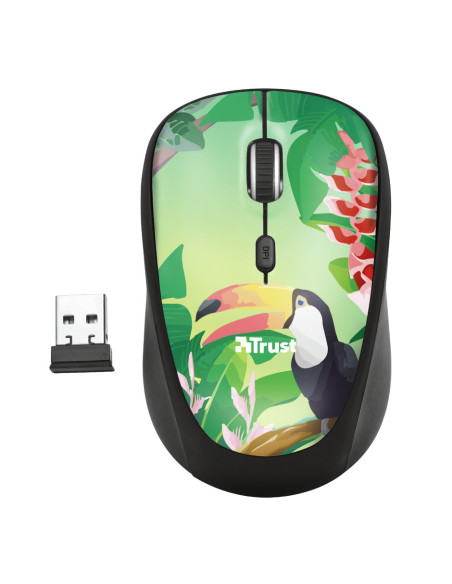 23389,Mouse Trust YVI WIRELESS MOUSE - TOUCAN "23389"