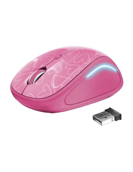 22336,Mouse Trust Yvi FX Wireless Mouse - pink "22336"