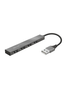 RY-23786,HUB USB Trust Halyx Aluminium 4-Port USB Hub "23786"