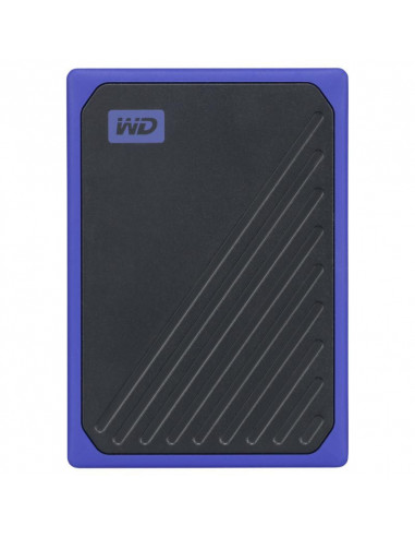 SSD extern WD My Passport Go, 1TB, Negru & albastru, USB