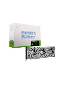 GEFORCE RTX 4070 GAMING X SLIM WHITE 12G,MSI GeForce RTX 4070 GAMING X SLIM WHITE 12G 12GB GDDR6X 192-bit PCIe Gen4 1xHDMI 2.1 3