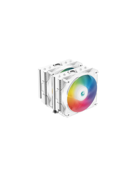 R-AG620-WHANMN-G-2,Cooler DEEPCOOL "AG620 WH" skt. universal, racire cu cu aer vent. 120 mm x 2, 1850 rpm, LED ARGB "R-AG620-WHA