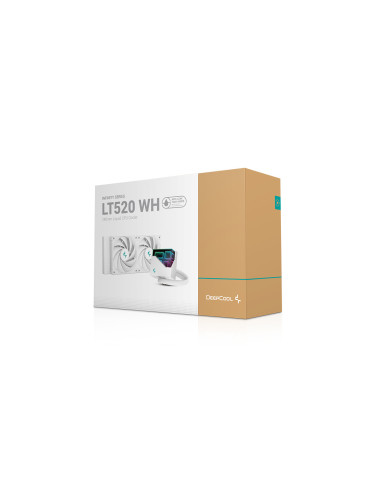 R-LT520-WHAMNF-G-1,Cooler DEEPCOOl "LT520"WH" skt. universal, racire cu cu lichid vent. 120 mm x 2, 2250 rpm "R-LT520-WHAMNF-G-1