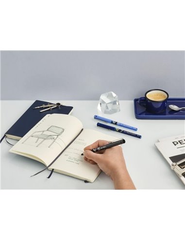 Roller Pilot V5 Hi-Tecpoint, 0.5 mm, albastru