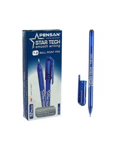 Pix Pensan Star Tech, 1 mm, Albastru, 12 buc / set