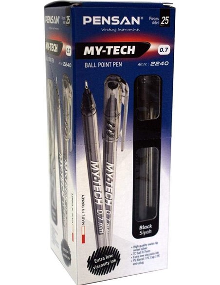 Pix Pensan MY TECH 0.7 mm - Negru