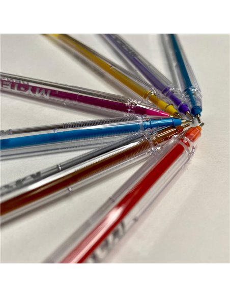 2240,Pix Pensan MY TECH 0.7 mm, 60 buc/set, culori asortate